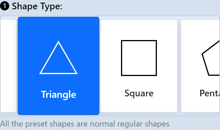 Triangle Shape Type